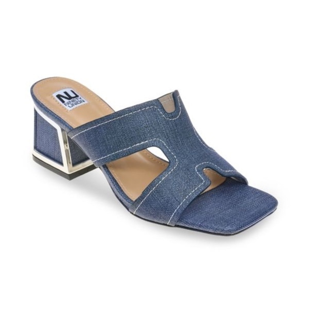 Ninety Union New “Bright” Blue Jeans Sandals.  Size 8.